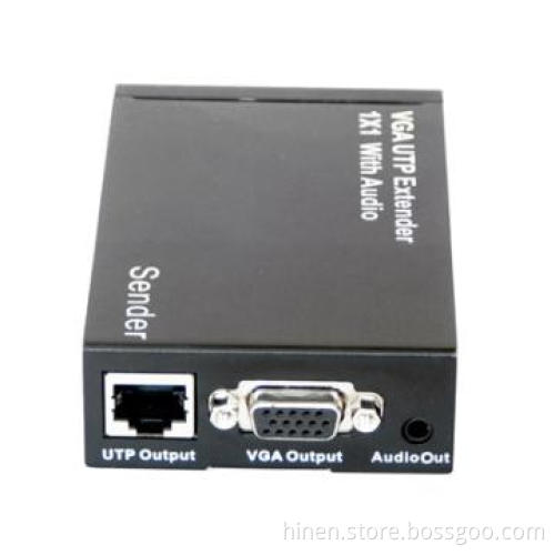 VGA UTP Extender 1X1 Splitter with Audio